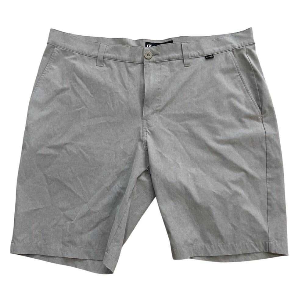 Travis Mathew Men's Beck Lightweight Golf Shorts Tan Size 38